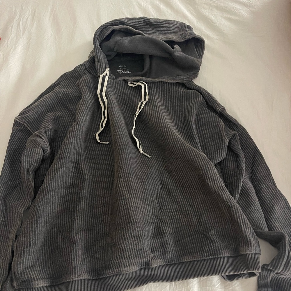 Aerie ribbed hoodie